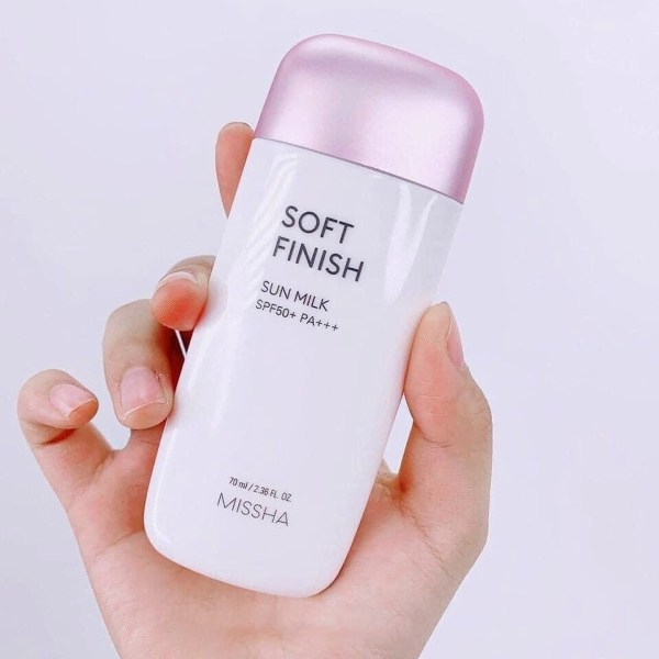 Missha All Around Safe Block Soft Finish Sun Milk SPF50+ PA+++, হালকা ও মসৃণ ফিনিশিং সানস্ক্রিন