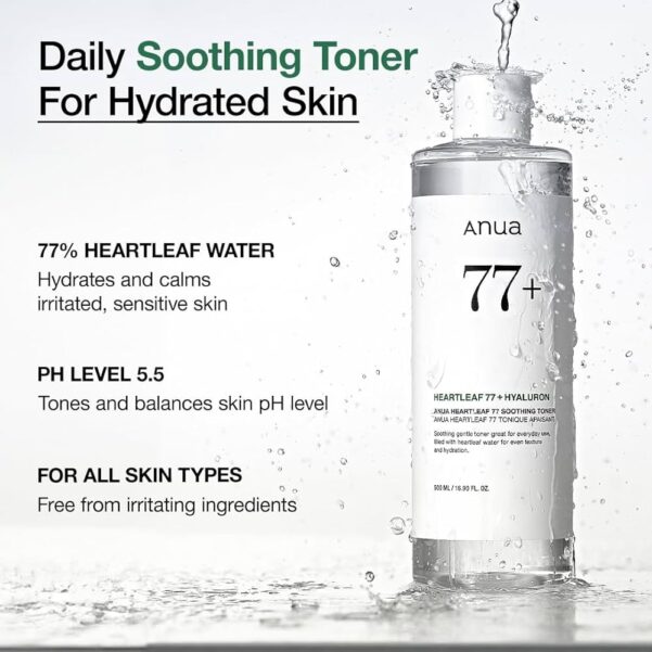 Anua – Heartleaf 77% Soothing Toner - Image 2