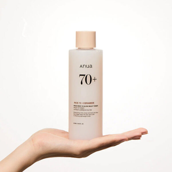 Anua Rice 70 Glow Milky Toner ____ 250ml - Image 3